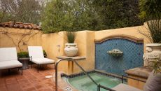 Palmero Suite Private Courtyard Whirlpool Spa at Casa Palmero at Pebble Beach