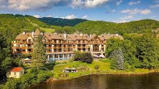 Drone view waterfront Quintessence Hotel Quintessence