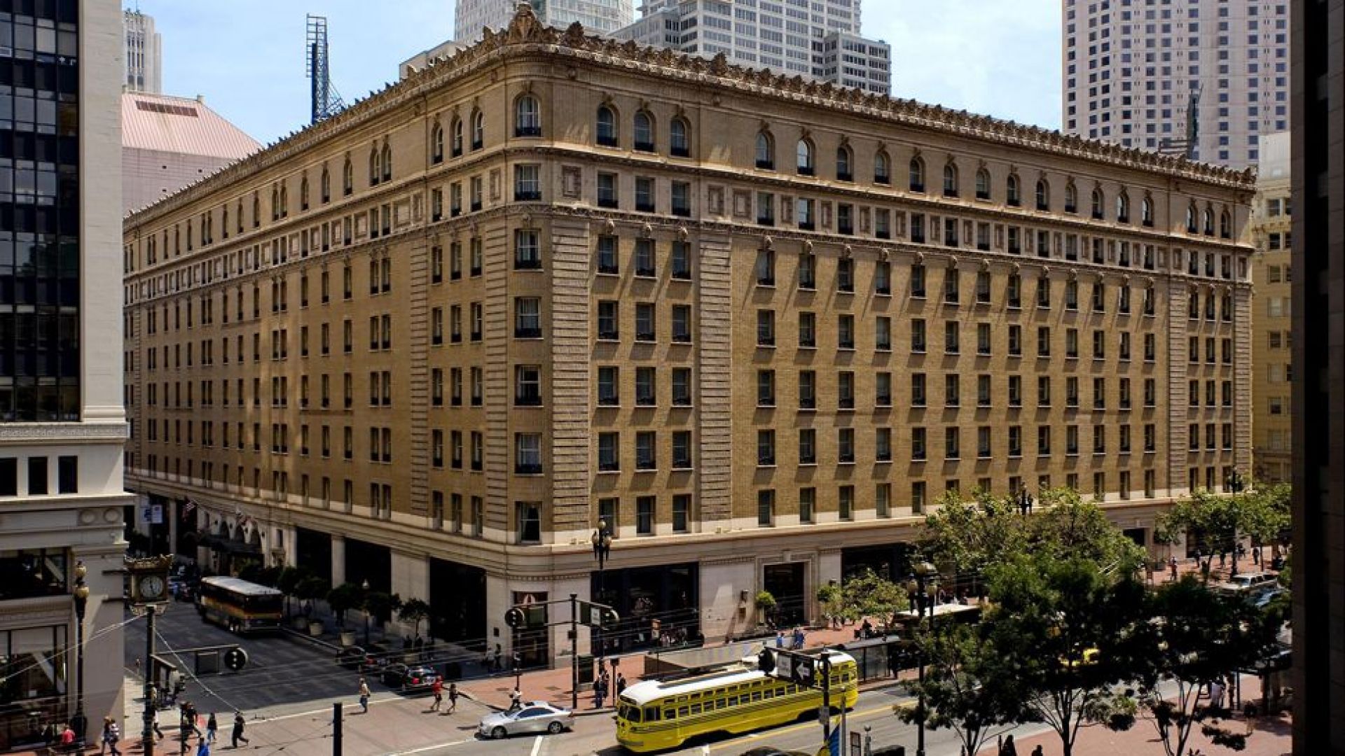San Francisco Bay Area Kiwi Collection See More Information About Palace Hotel San Francisco Exterior Daytime