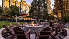 Backyard Firepits at Hyatt Regency Lake Tahoe Resort