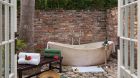 Private tub for herbal baths at the award winning Fern Tree Spa