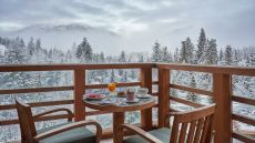 Family Suite balcony Four Seasons Whistler