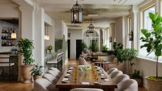 18 Pergola Restaurant Main Dining Table at The Bellevue