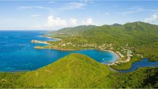 Aerial View of Carlisle Bay at Carlisle Bay