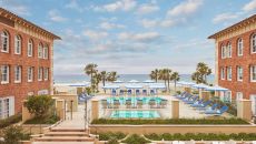 Casa Pool Overhead at Hotel Casa del Mar