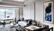 Duplex Suite living room I at The Peninsula Beijing