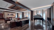 Peninsula Suite living room at The Peninsula Beijing