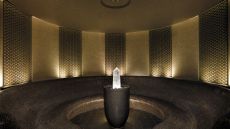 crystal steam room at the peninsula spa