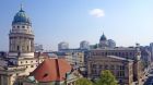 View from Presidential Suite corner to Gendarmenmarkt square