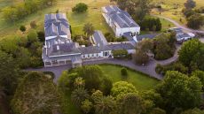 aerial shot of the hotel