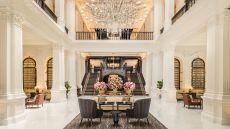 Grand Lobby Raffles Hotel Singapore