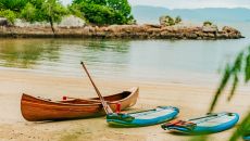canoagem stand up paddle at Ponta dos Ganchos Exclusive Resort