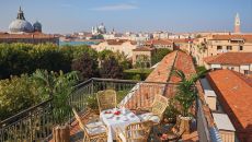 Party on the altana the typical Venetian rooftop terrace2 Belmond Cipriani