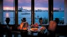 Dining at dusk