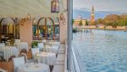 The terrace of Michelin starred Oro Restaurant Belmond Cipriani