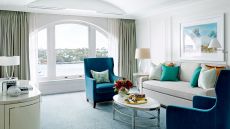 One Bedroom Suite Harbour Living Room The Langham Sydney