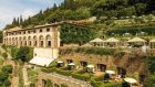The terraced gardens of Villa San Michele
