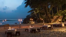 Amanpuri, Thailand FB, Beach BBQ, Beach Romantic Dinner, Table Setup 12881 Amanpuri 2024