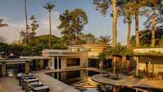 Amansara, Camboida Resort, Main Swimming Pool, Sunset 35796 Amansara 2024