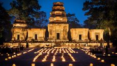 Amansara, Cambodia Celebratrations Events, New Year Eve, Temple dinner 15953 Amansara 2024