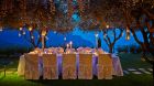 Night time dining at Belmond Hotel Caruso