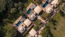 Aerial view Amanbagh 2024