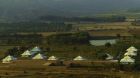 tent aerial view