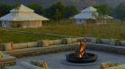 Tents Bonfire