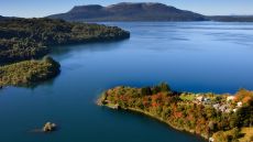 See more information about Solitaire Lodge aerial view island