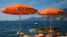 beach umbrellas Casa Angelina
