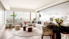 Hong Kong Suite Living Room at Island Shangri La Hong Kong