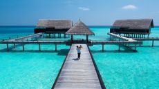  One And Only  Reethi Rah  Accommodation  Water Villa Cluster  Aerial 