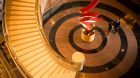 Aerial  View of  Lobby and  Grand  Staircase 