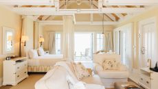 Cottage suite bedroom at Wharekauhau