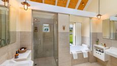 Cottage bathroom at Wharekauhau