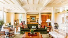 Lounge from right at Wharekauhau