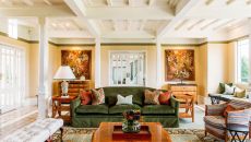 Lounge from left at Wharekauhau