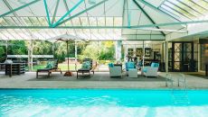 Swimming pool at Wharekauhau