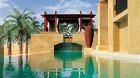 pool with cabana