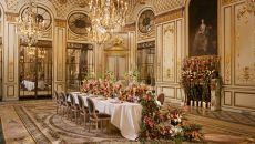 salon pompadour dinner Le Meurice