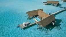Aerial COMO Water Villa 3 COMO Cocoa Island