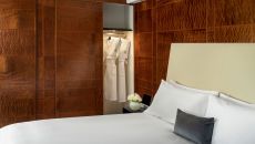 Garden Room Bedroom Wardrobe and Bathrobes COMO The Halkin