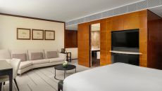 Studio Suite Sitting area from bedside COMO The Halkin
