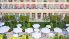Garden at Le Bristol Paris