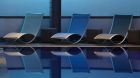 pool loungers blue