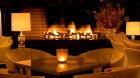 Lobby Lounge fireplace