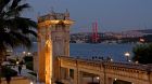 Historical Gate and Bosphorus