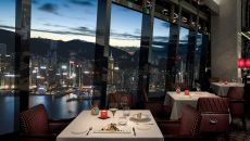 Tosca di Angelo Window seat at The Ritz Carlton Hong Kong
