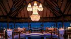 dining pavillion night ocean view