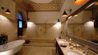 Bathroom interior at la villa des orangers